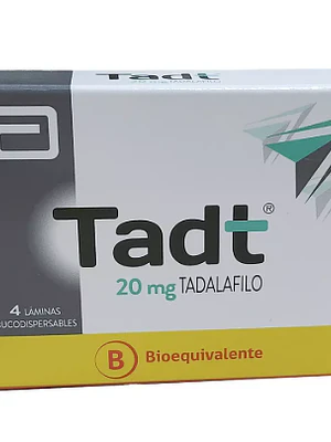 Tadt (b) Tadalafilo 20 mg  4 Laminás bucodispersables.