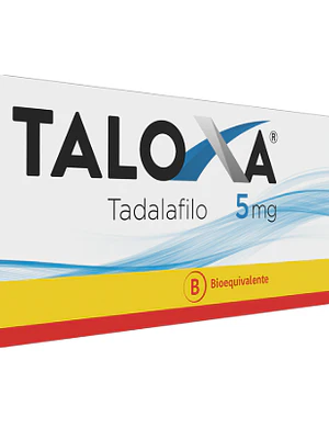 Taloxa (B) Tadalfilo 5 mg 28 Comprimidos recubiertos.