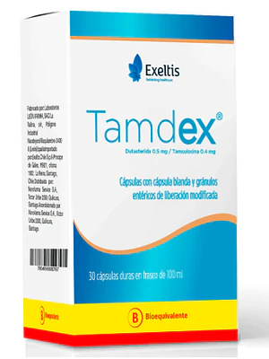 Tamdex (B) Dutasterida, Tamsulosina 30 Cápsulas.