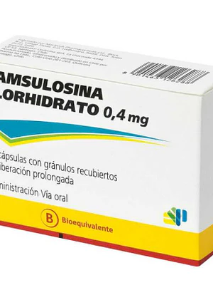 Tamsulosina Clorhidrato (B) 0,4 mg 30 Cápsulas. Pharmatech