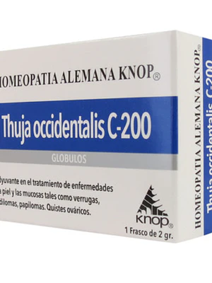 Thuja Occidentalis C-30 Globulos Simples 15 g. Knop