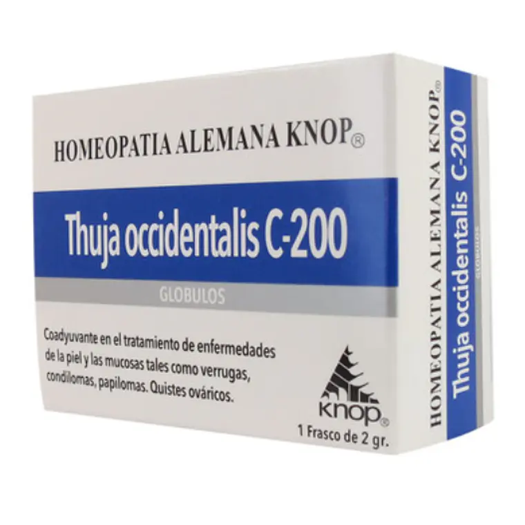 Thuja Occidentalis C-30 Globulos Simples 15 g. Knop 1