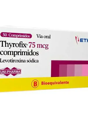 Thyrofix Levotiroxina 75 mcg 50 Comprimidos.
