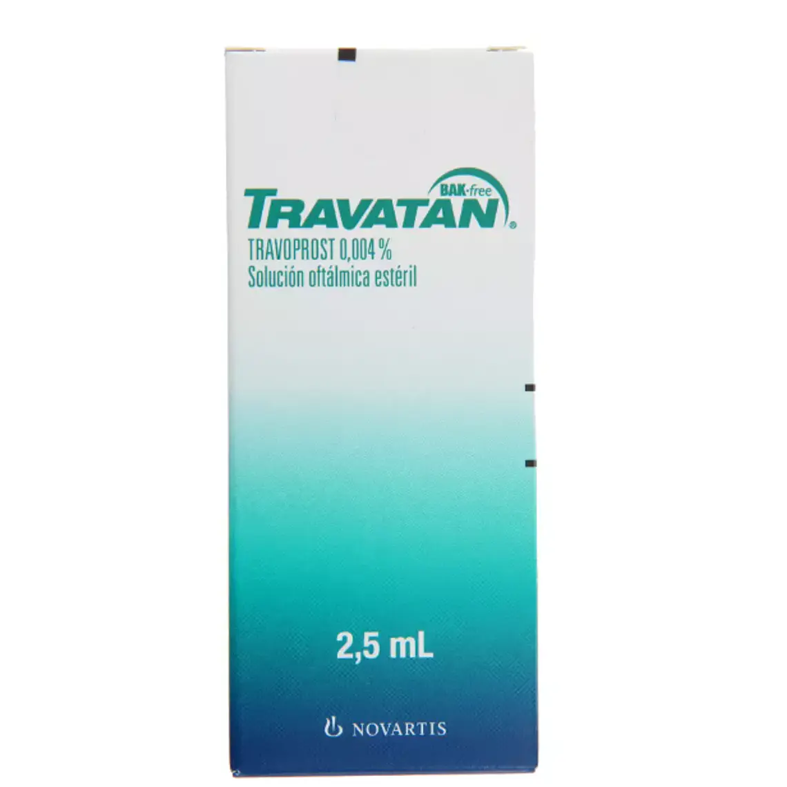 Travatan Travoprost 0,004 % Solución oftálmica 2,5 ml. 1