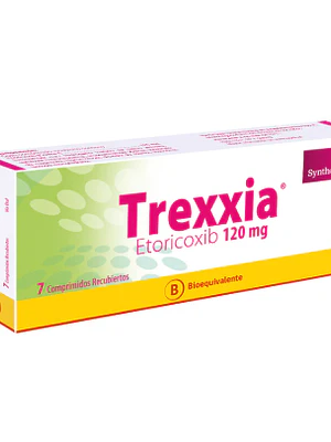 Trexxia (B) Etoricoxib 120 mg 7 Comprimidos recubiertos.