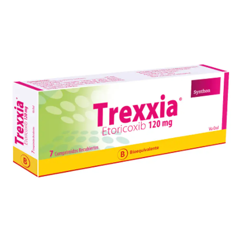Trexxia (B) Etoricoxib 120 mg 7 Comprimidos recubiertos. 1