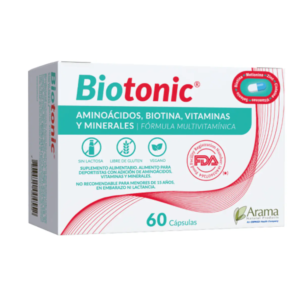 Biotonic 60 Cápsulas. Arama 1