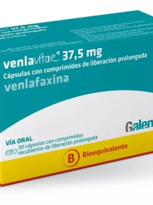 Venlavitae (B) Venlafaxina 37,5 mg 30 Cápsulas.