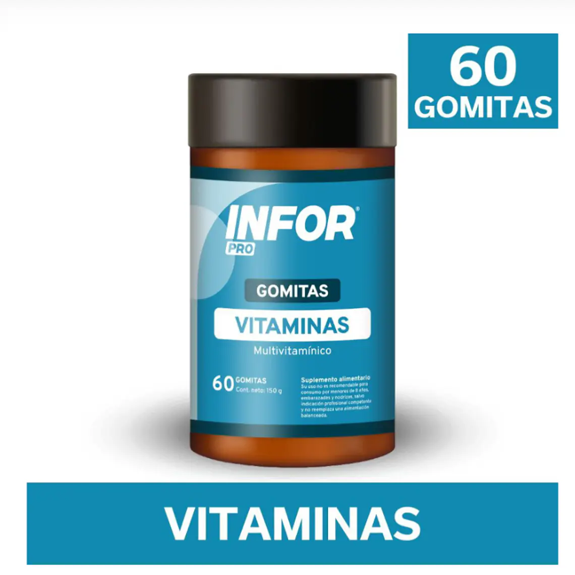 Infor Pro Vitaminas 60 Gomitas. 1