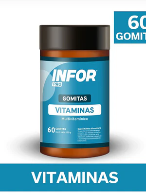 Infor Pro Vitaminas 60 Gomitas.