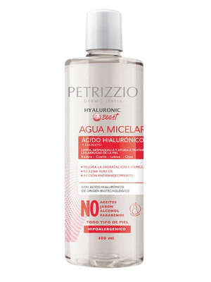 Agua Micelar Hyaluronic Boost 400 ml. Petrizzio
