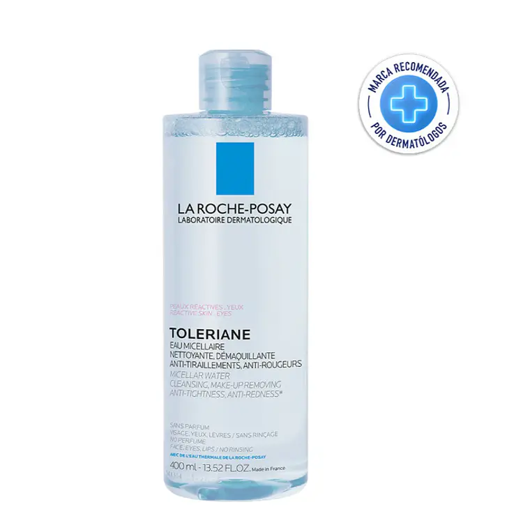 Agua Micelar Toleriane Piles reactivas 400 ml. La Roche-Posay 1