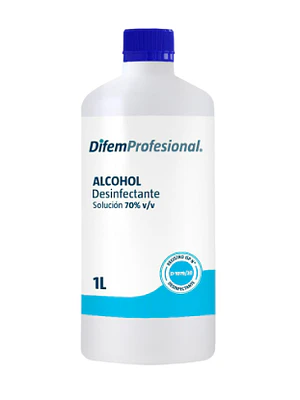 Alcohol Desinfectante 70 % 1 Litro. Difem Profesional