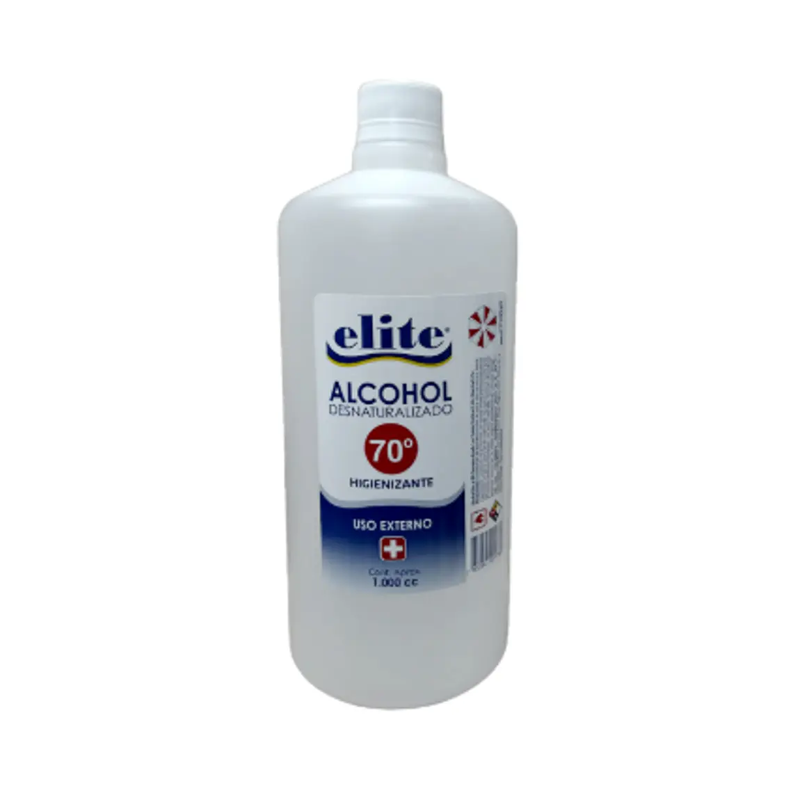 Alcohol Desnaturalizado 70 % 1000 ml. Elite 1