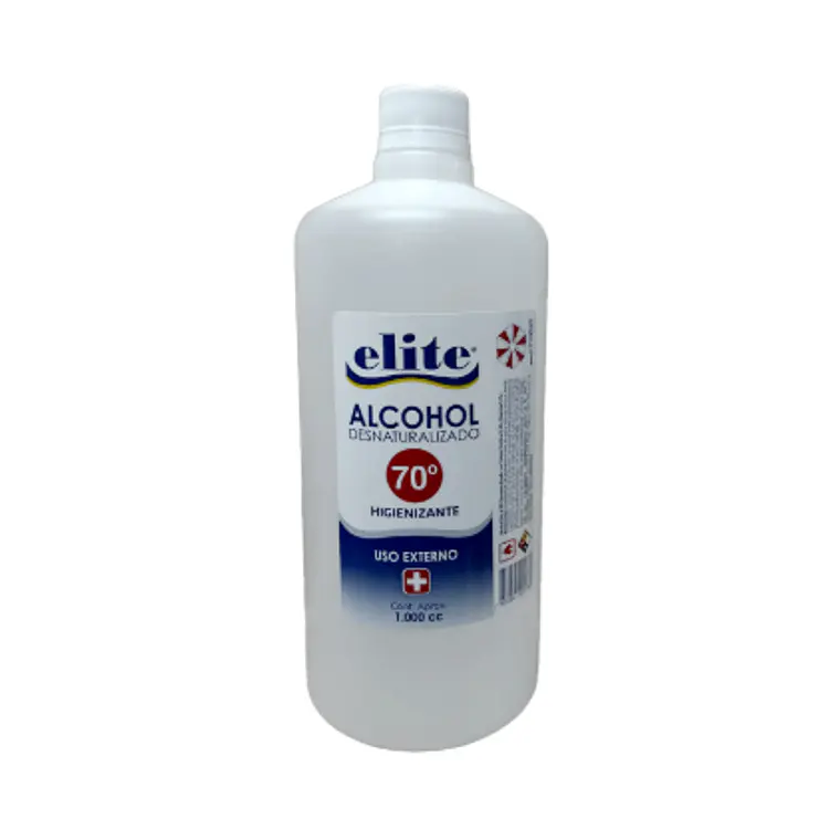 Alcohol Desnaturalizado 70 % 1000 ml. Elite 1