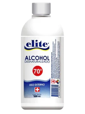Alcohol Desnaturalizado 70 % 500 ml. Elite