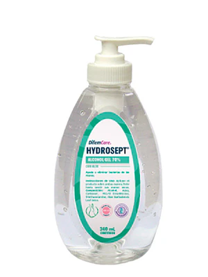 Alcohol Gel Alóe Hydrosept 340 ml. Difem