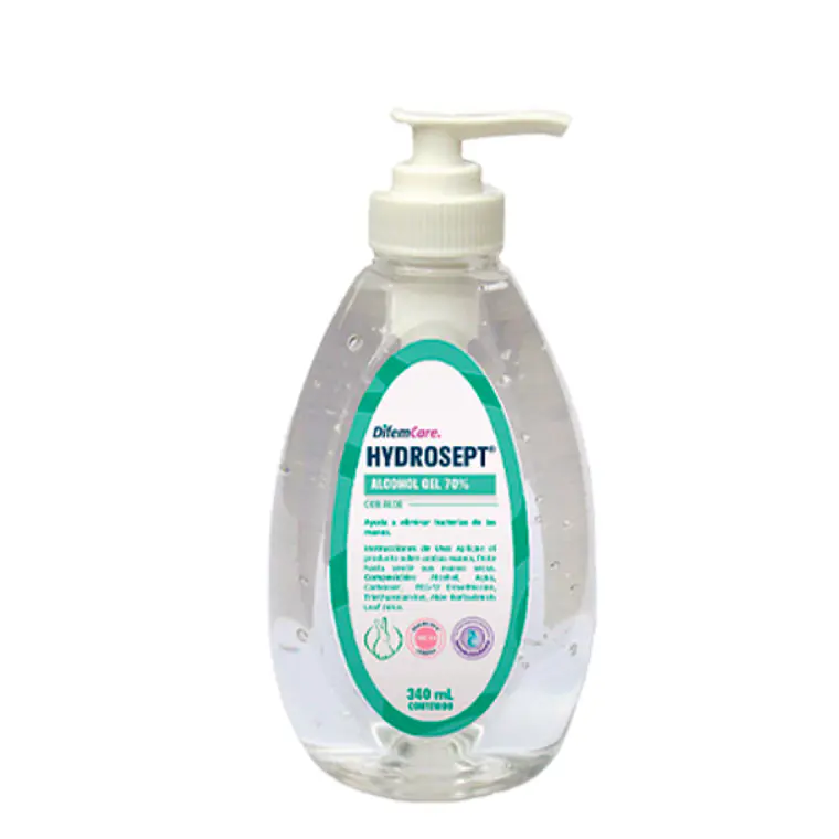 Alcohol Gel Alóe Hydrosept 340 ml. Difem 1