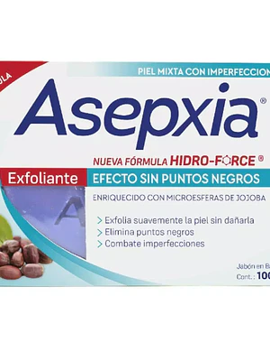 Asepxia Jabón Exfoliante 100 g.
