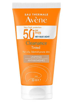 Cleanance Protector solar color FPS 50 + Pieles acneicas 50 ml. Avene