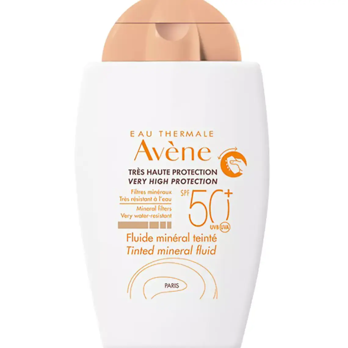 Protector solar Fluido mineral color SPF 50+ 40 ml. Avene 1