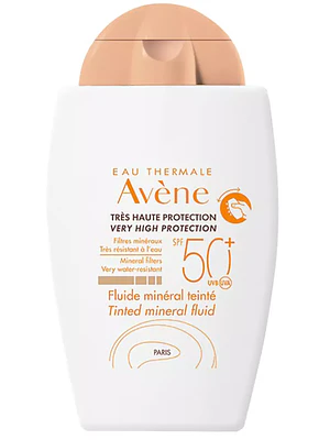 Protector solar Fluido mineral color SPF 50+ 40 ml. Avene