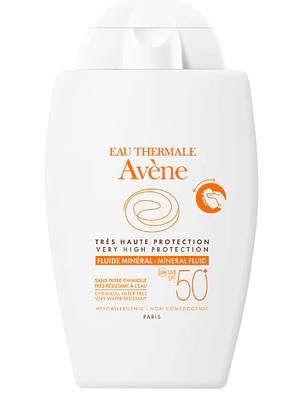 Protector solar Fluido mineral SPF 50+ 40 ml. Avene
