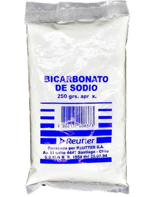 Bicarbonato de Sodio Bolsa 250 g. Reutter