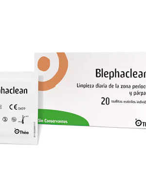 Blephaclean Toallitas de limpieza Palpebral 20 Unidades.