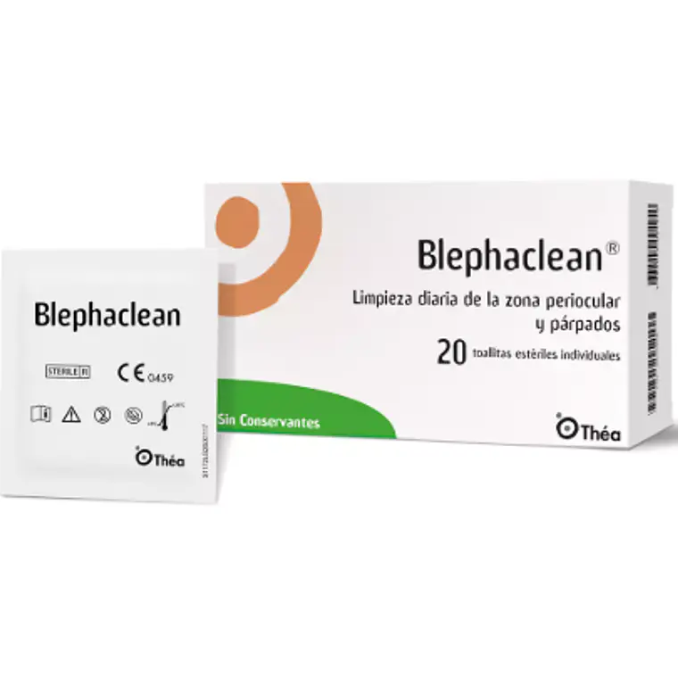 Blephaclean Toallitas de limpieza Palpebral 20 Unidades. 1