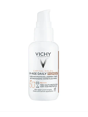 Capital Soleil Fotoprotector UV Age Pigment Tono medio FPS50 40 ml. Vichy