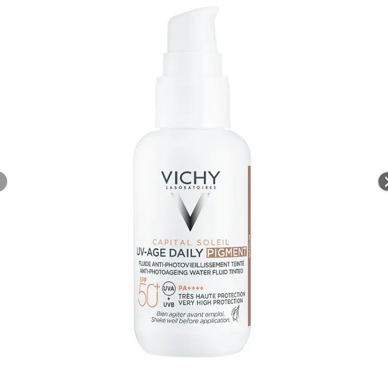 Capital Soleil Fotoprotector UV Age Pigment Tono medio FPS50 40 ml. Vichy 1