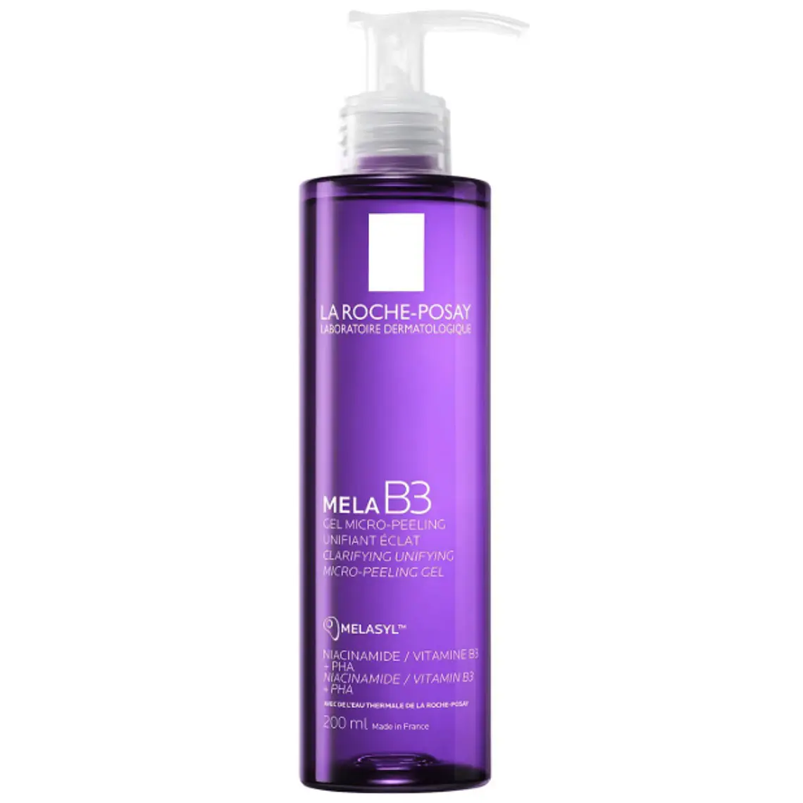 Mela B3 Gel Limpiador anti-manchas Micro peeling 200 ml. La Roche -Posay 1