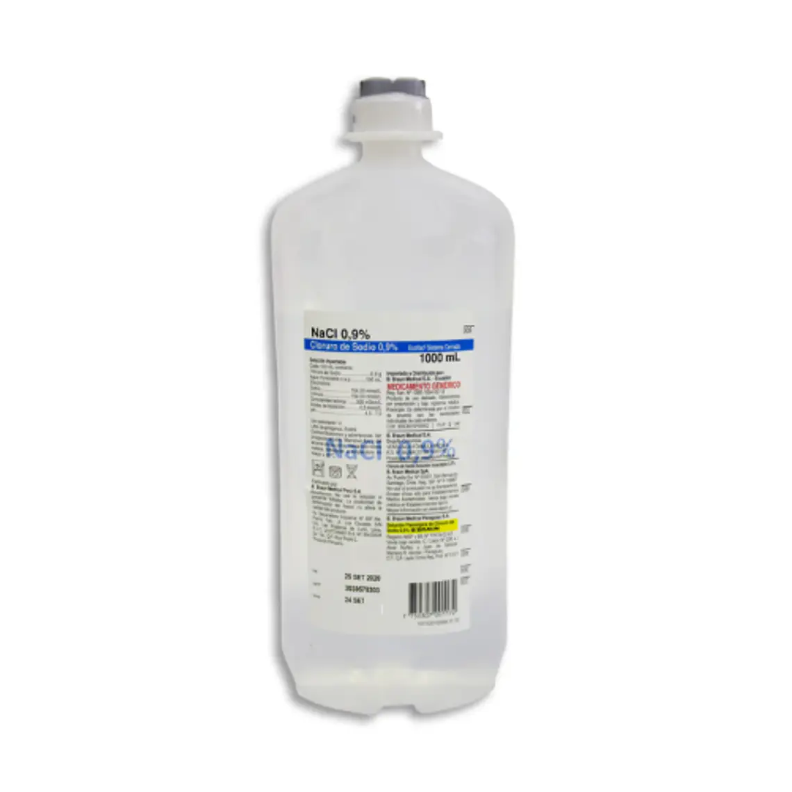 Cloruro de Sodio 0,9 % Solución inyectable 1000 ml. Sanderson 1