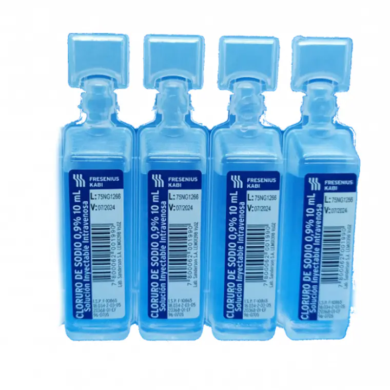 Cloruro de Sodio 10 % Solución inyectable 10 ml 100 Unidades. Sanderson  1