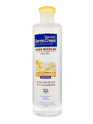 DermoCream Agua micelar facial Dermoboost Defense 360 ml. Simond's