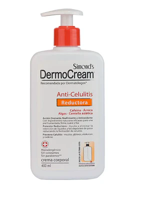 DermoCream Anti-celulitis reductora Crema corporal 400 ml. Simond's