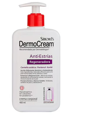 DermoCream Anti-estrías regeneradora Crema corporal 400 ml. Simond's