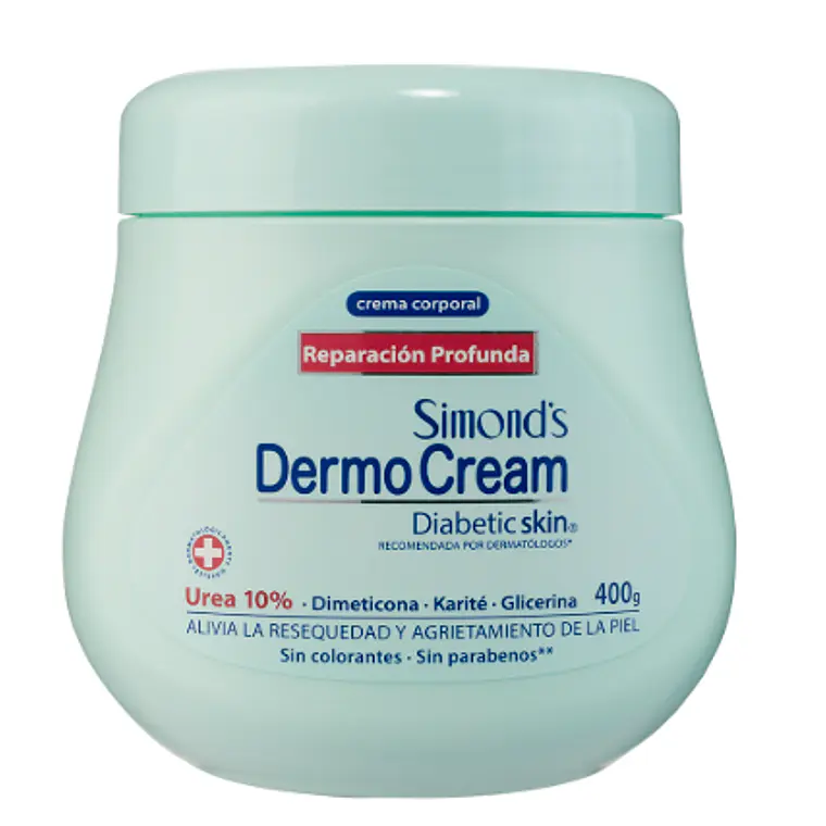DermoCream Diabetic Skin Reparación profunda Pote 400 ml. 1