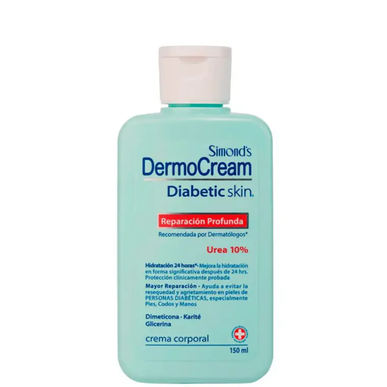 DermoCream Diabetic skin Reparación profunda Crema corporal 150 ml. Simond's 1
