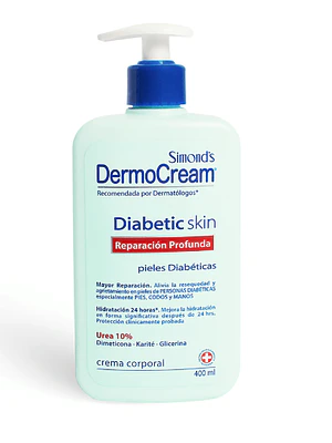 DermoCream Diabetic skin Reparación profunda Crema corporal 400 ml. Simond's