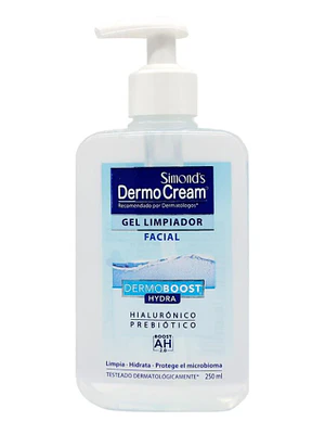 DermoCream Gel limpiador facial Dermoboost Hydra 250 ml. Simond's