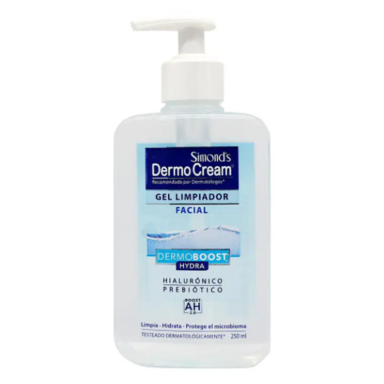 DermoCream Gel limpiador facial Dermoboost Hydra 250 ml. Simond's 1