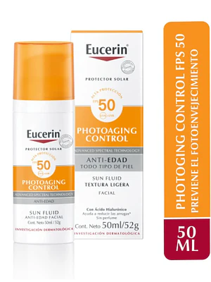 Eucerin Protector solar Anti-edad Fluido facial 50 ml. 