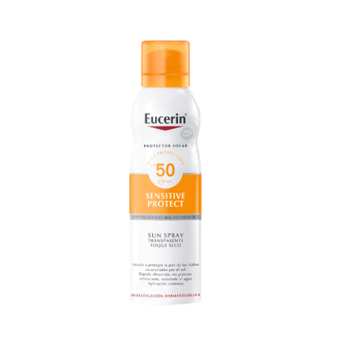 Eucerin Sun body Sensitive protect Toque seco FPS50+ Spray 200 ml. 1