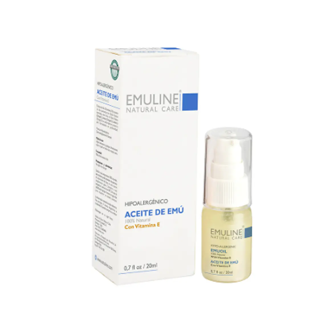 Aceite de Emu con Vitamina E Hipoalergénico 20 ml. 1