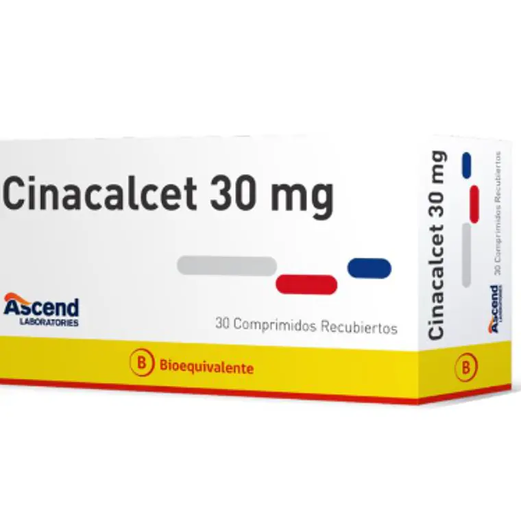 Cinacalcet (B) 30 mg 30 Comprimidos recubiertos. 1