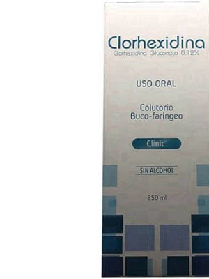 Clorhexidina Gluconato 0,12 % Colutorio buco-faringeo 250 ml.