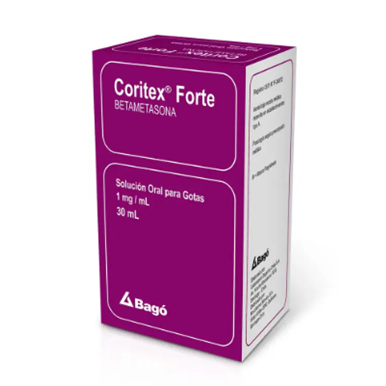 Coritex Forte Betametasona 1 mg/ml Solución oral 30 ml. 1