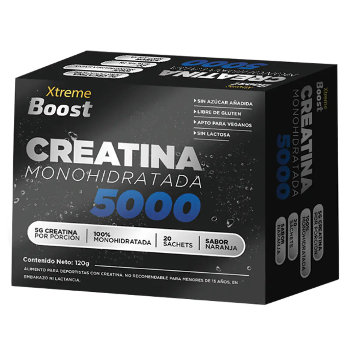 Creatina Monohidratada Xtreme Boost 20 Sachets. 1